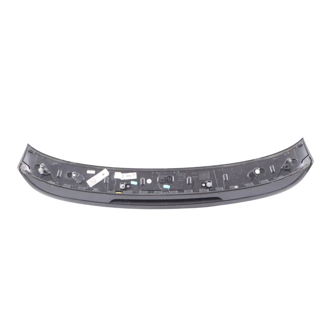 Audi A1 8X Rear Spoiler Tailgate Trunk Trim Panel Brilliant Black - Y9B - SKU 8X4827933D-BBL - Part number 8X4827933D