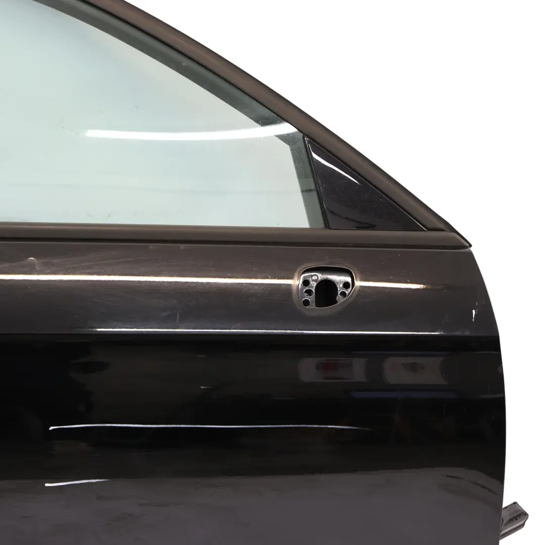 Door Front Right O/S Brilliant Black Metallic - Y9B to Audi A1 8X with Part number 8X4831052A Audi A1 8X Door Front Right O/S Brilliant Black Metallic - Y9B - SKU 8X4831052A-BBL - Part number 8X4831052A