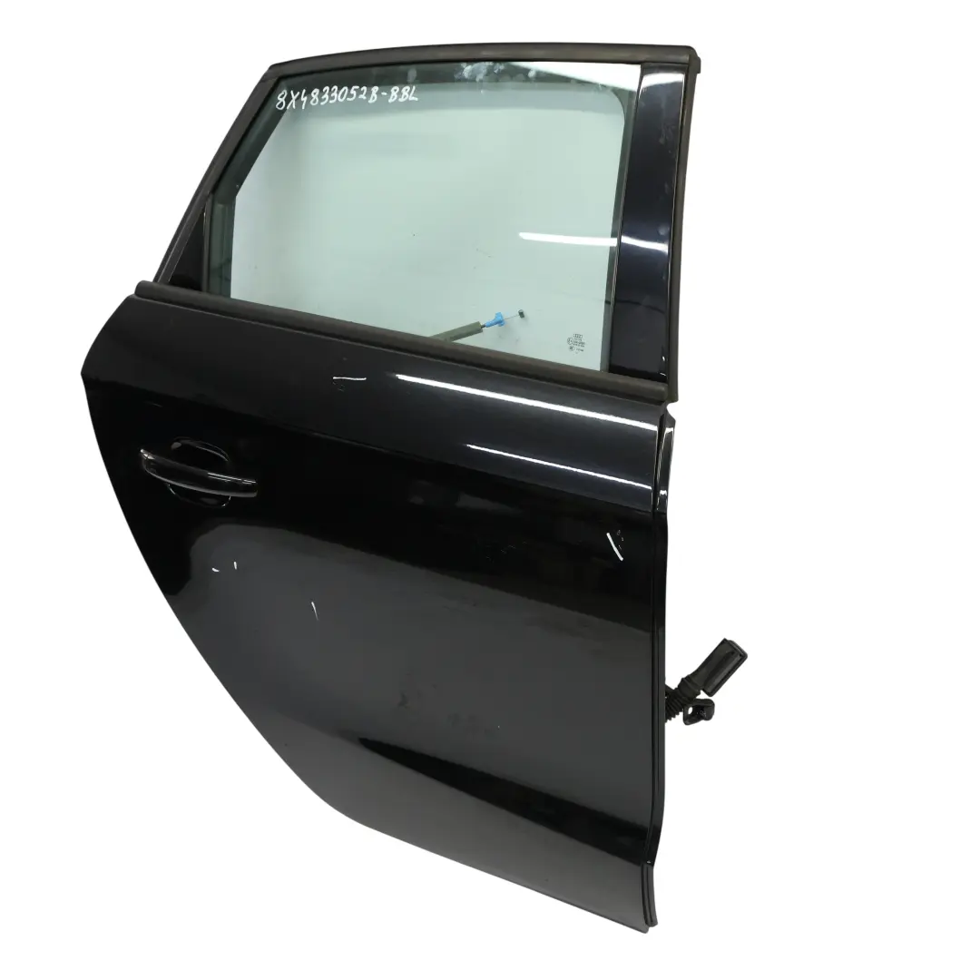 Audi A1 8X Door Rear Right O/S Brilliant Black Metallic - Y9B - SKU 8X4833052B-BBL - Part number 8X4833052B