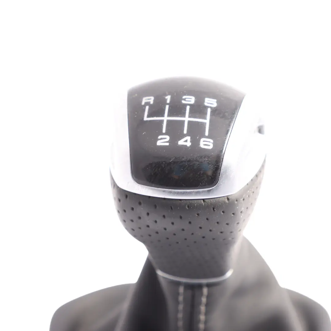 Audi A3 8Y Gear Knob Lever Handle 6-Speed Leather - SKU 8Y0863278E - Part number 8Y0863278E