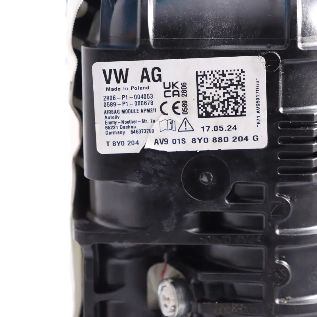 Audi A3 8Y Dashboard Air Module Passenger Side Front - SKU 8Y0880204G - Part number 8Y0880204G