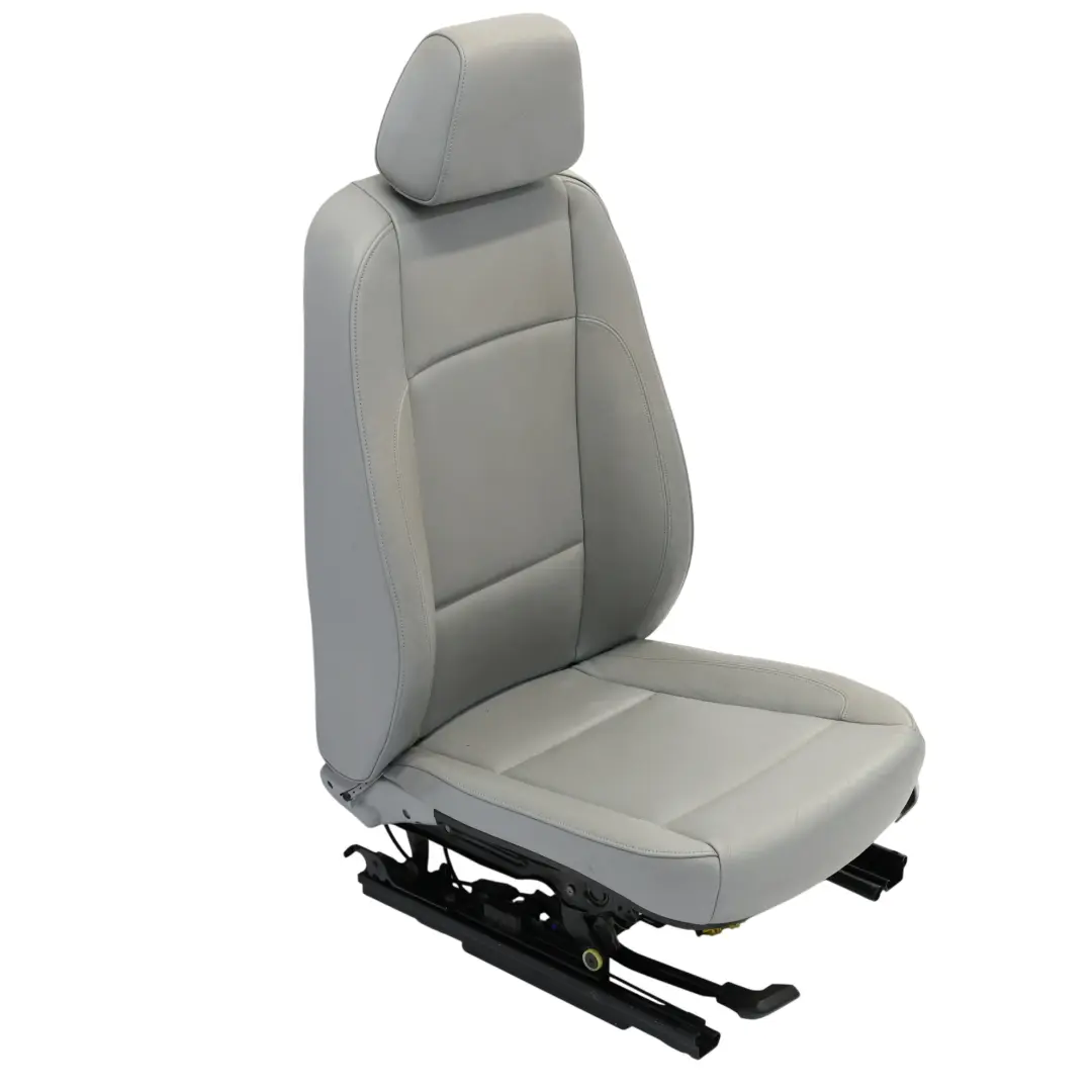 BMW E81 Fotel Przedni Lewy Przód Skóra Boston Alaska Szary - SKU 9124523-1 - Numer Części 9124523