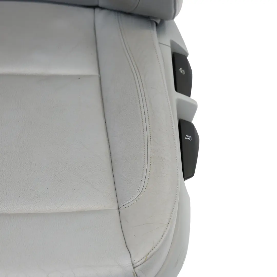 BMW E81 Vordersitz Links Interieur Leder Boston Alaska Grau - SKU 9124523-1 - Teilenummer 9124523