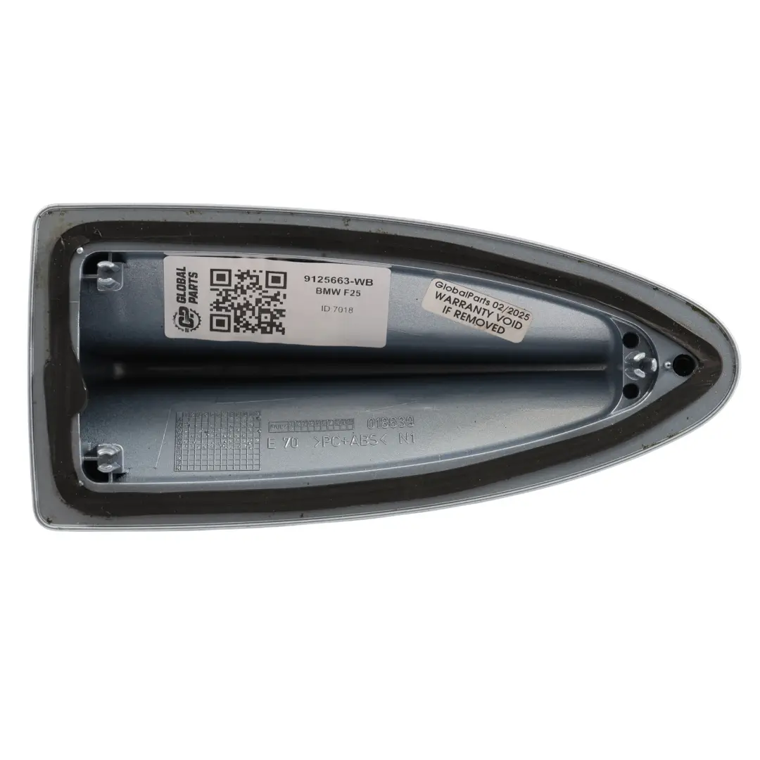 BMW X3 F25 Antenne De Toit Shark Boîtier Vide Bleu Métallisé 896 - SKU 9125663-WB - Numéro de pièce 9125663