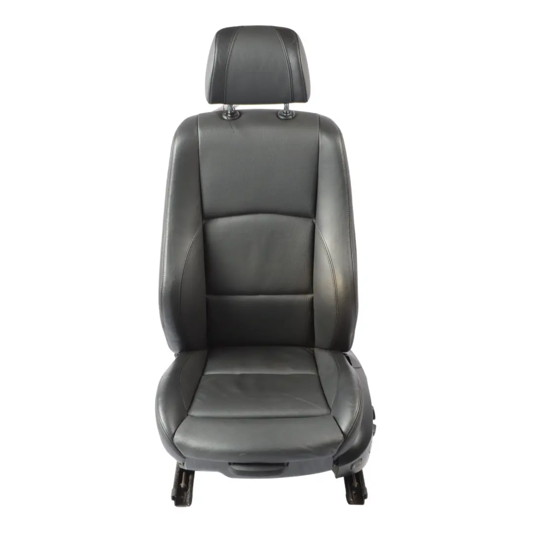 BMW E87 LCI M Sport Front Seat Heated Electric Boston Black Leather Left N/S - SKU RHD-9128287-2 - Part number 9128287