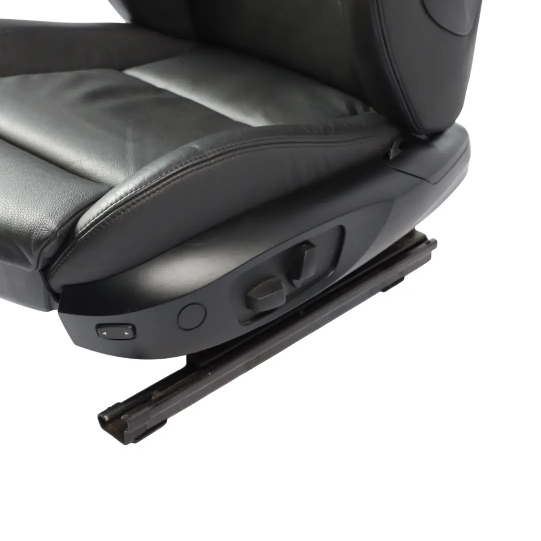 BMW E87 LCI M Sport Front Seat Heated Electric Boston Black Leather Left N/S - SKU RHD-9128287-2 - Part number 9128287