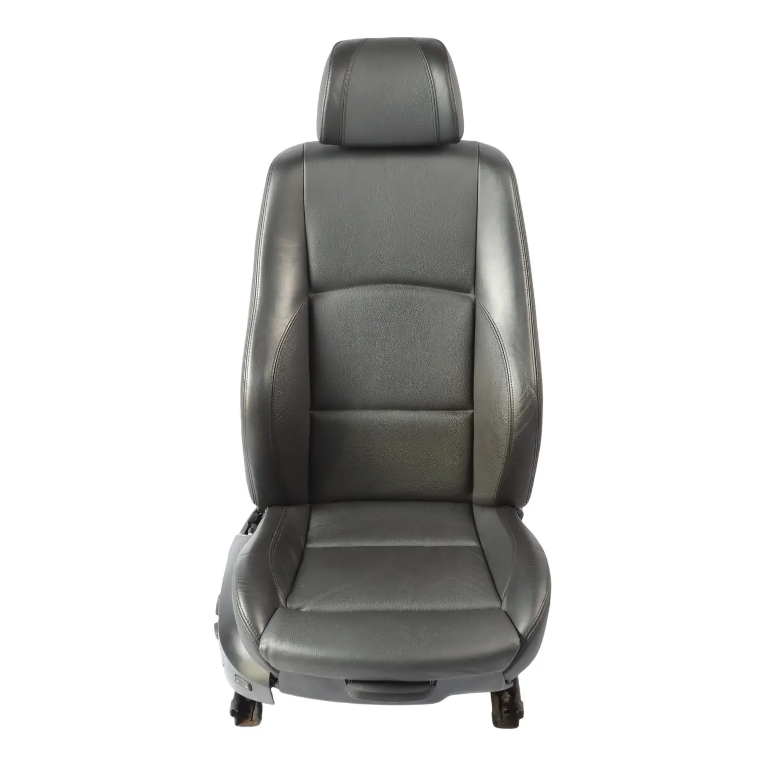 BMW E87 LCI Front Seat Sport Heated Memory Right O/S Black Leather Boston