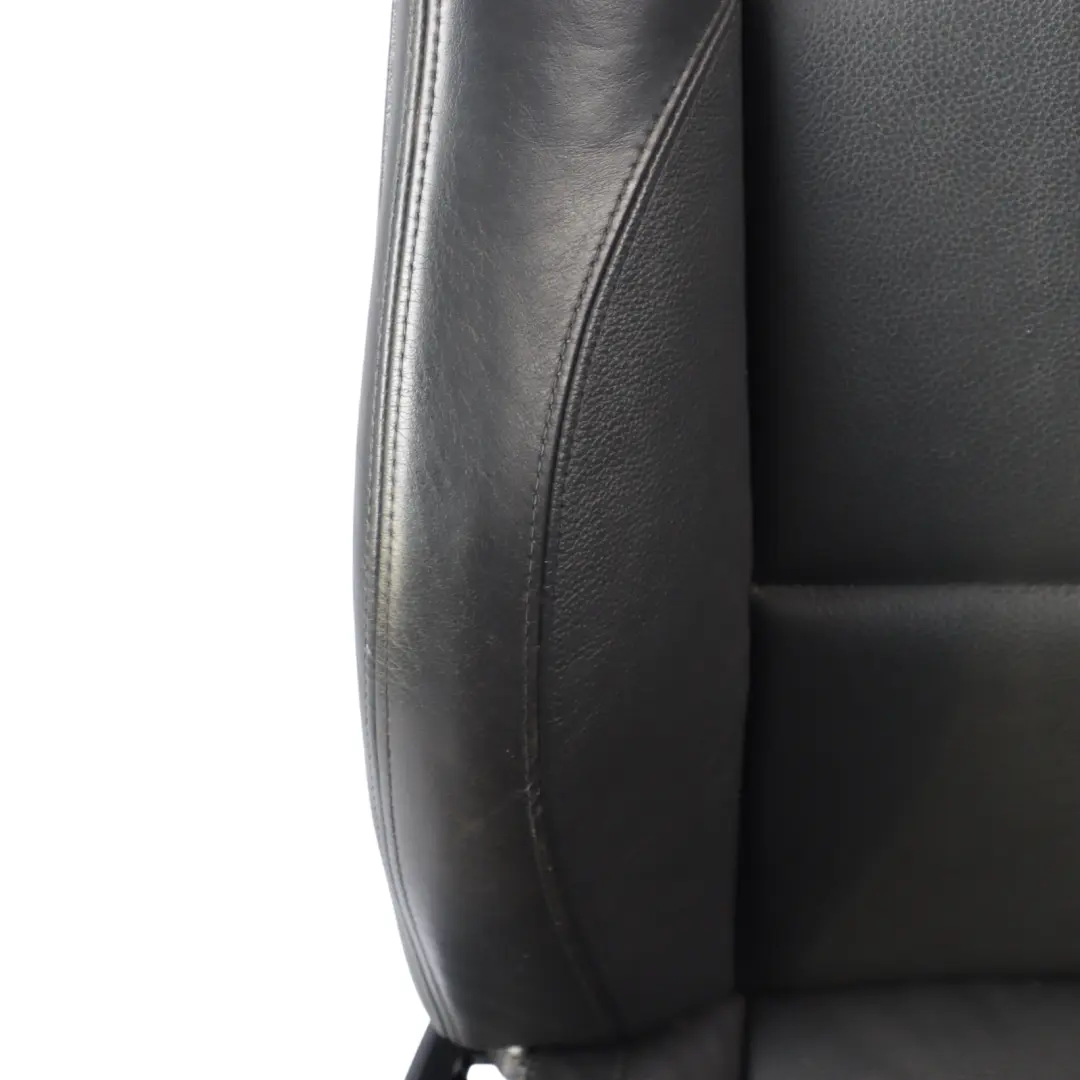BMW E87 LCI Front Seat Sport Heated Memory Right O/S Black Leather Boston - SKU RHD-9128288-2 - Part number 9128288