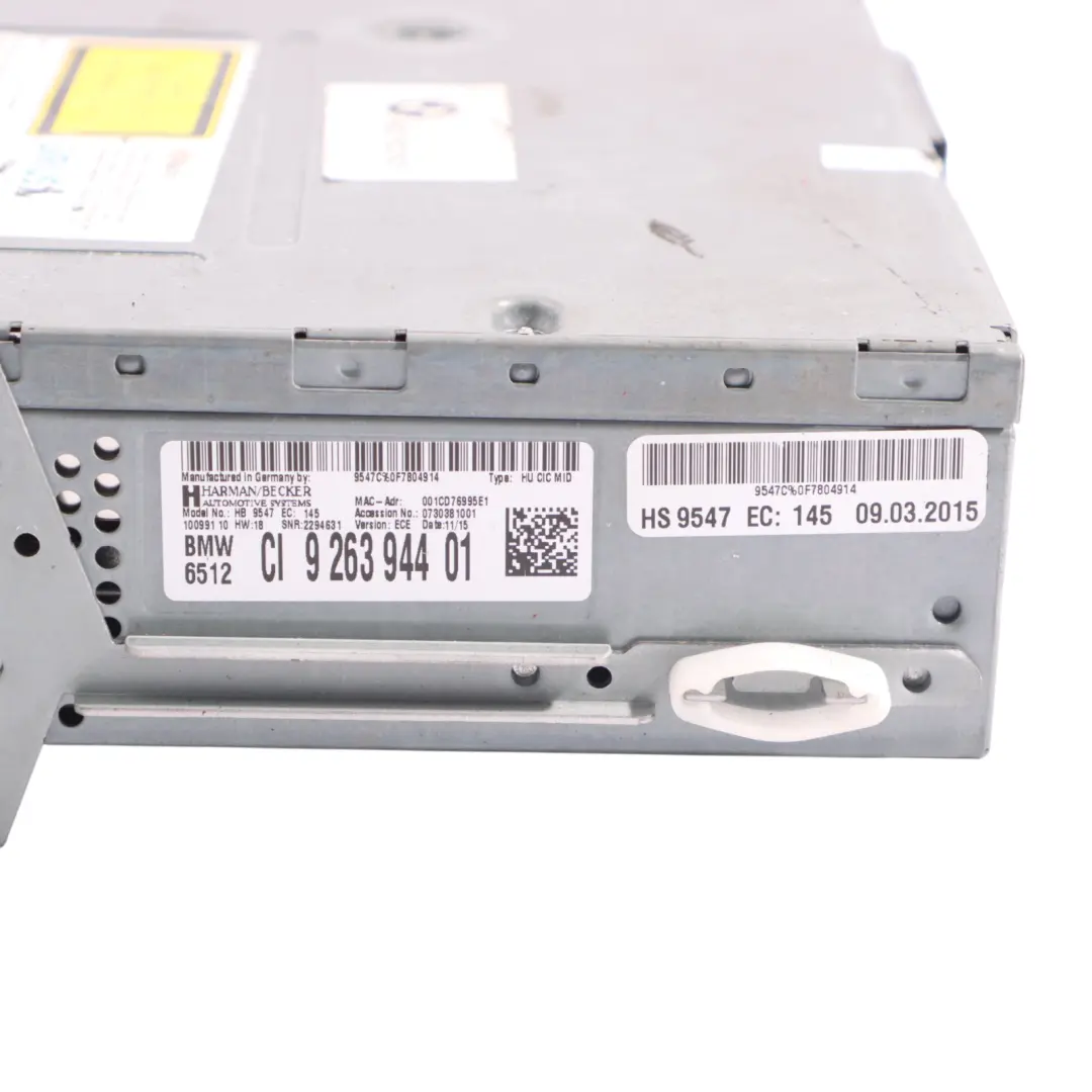BMW E70 E71 Car Infotainment Multimedia Computer Head Unit - SKU 9221825 - Part number 9221825