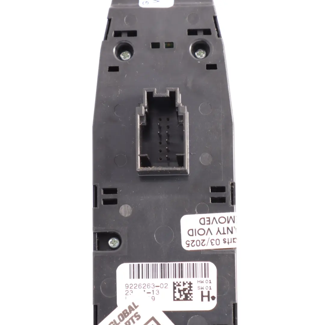 Window Lifter Switch BMW F23 F33 Driver Side Mirror Control Panel Black to with Part number 9226263 Window Lifter Switch BMW F23 F33 Driver Side Mirror Control Panel Black - SKU 9226263-1 - Part number 9226263