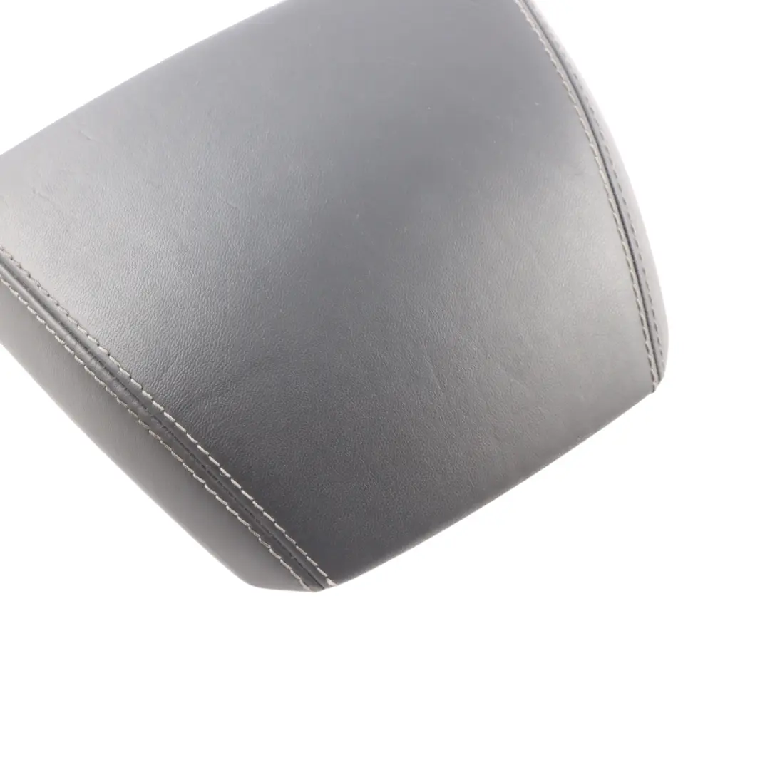 BMW F13 Rear Centre Console Cover Panel Schwarz Black Leather - SKU 9238267 - Part number 9238267