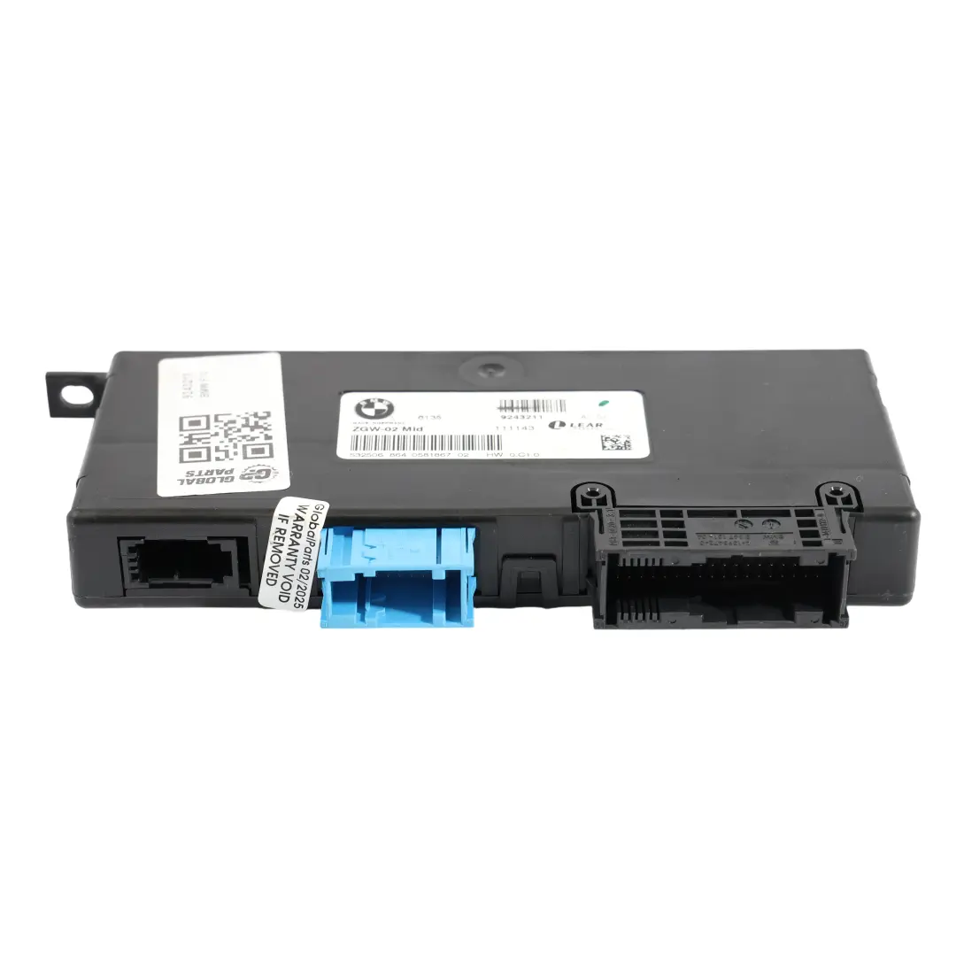  Central Gateway Module BMW F10 F11 ECU Control Unit Lear ZGW-02 Mid - SKU 9243211 - Part number 9243211