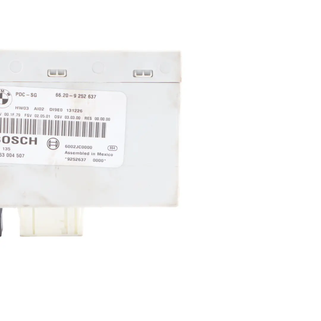 Parkhaus Steuer Gerät PDC ECU für BMW X1 E84 mit Teilenummer 9252637 BMW X1 E84 Parkhaus Steuer Gerät PDC ECU - SKU 9252637 - Teilenummer 9252637