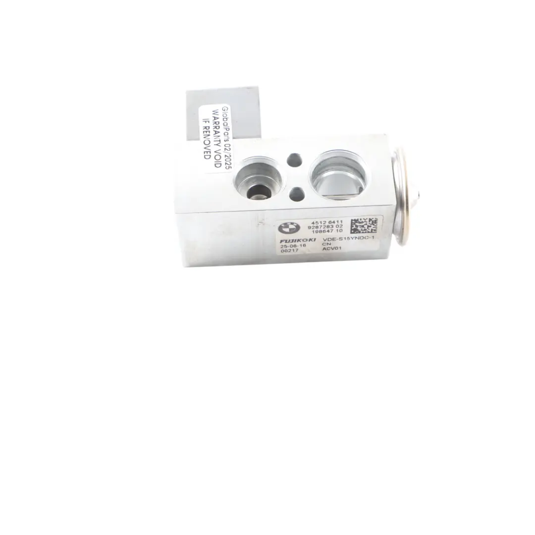 BMW I01 I12 Hybrid Air Conditioning Evaporator Expansion Valve - SKU 9287283 - Part number 9287283