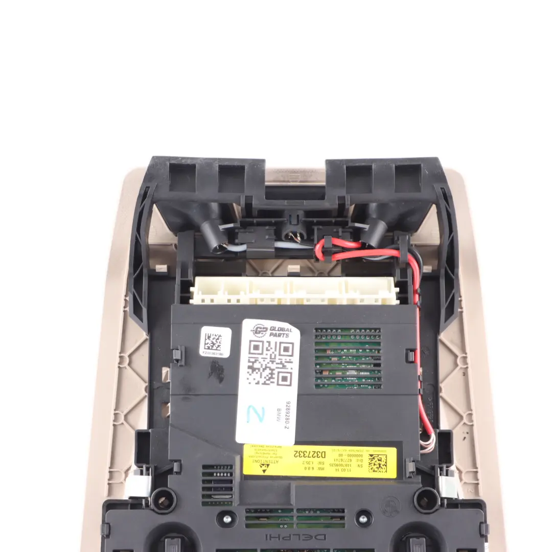  Roof Light Switch BMW F01 F02 LCI Unit Module Button Black - SKU 9289280-2 - Part number 9289280
