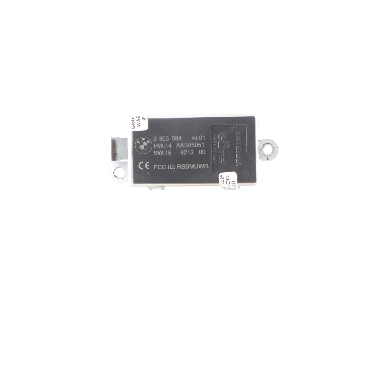 BMW Z4 E98 DWA Alarm System Module Unit 9303594