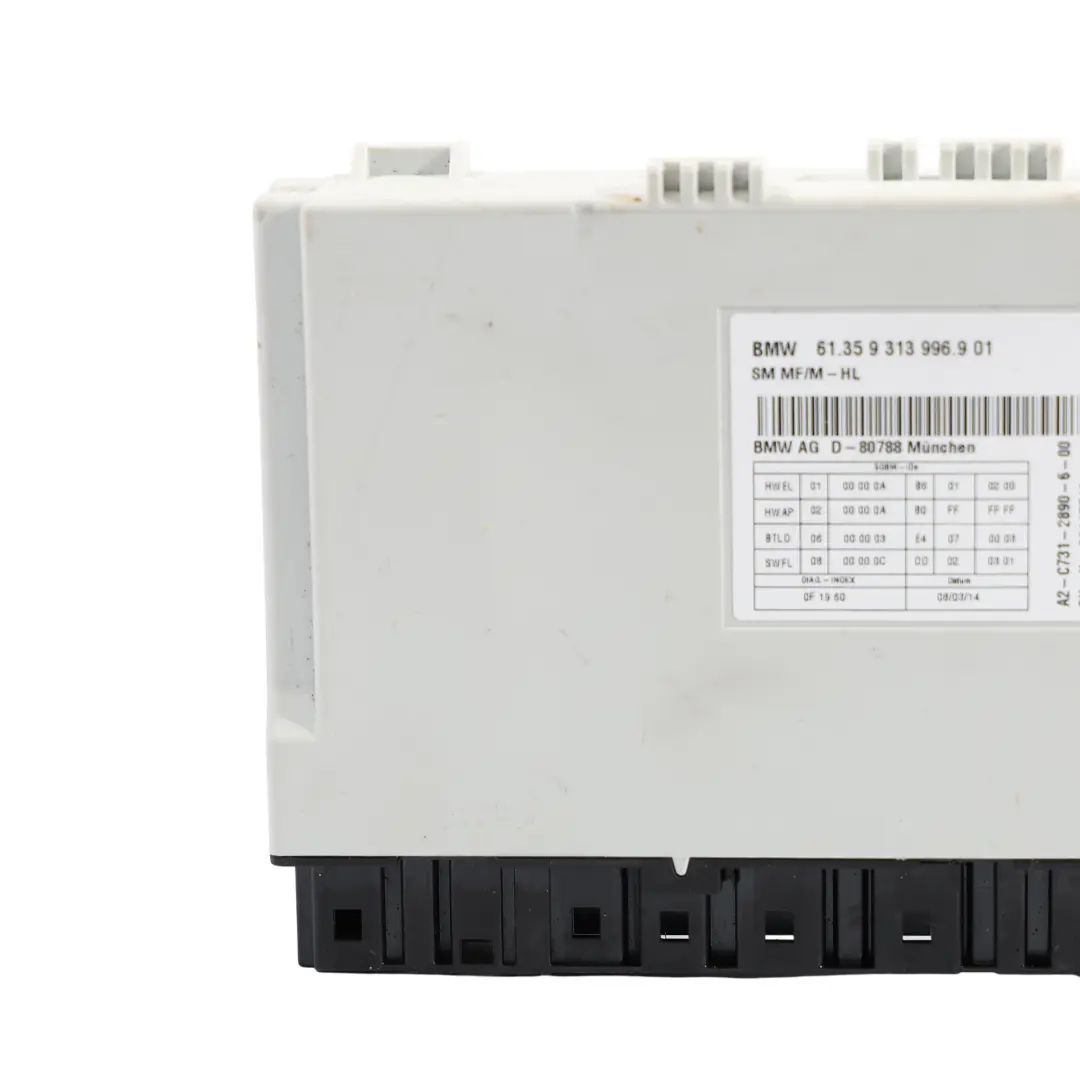 BMW F10 LCI Central Mirando Unidad De Módulo De Control ECU - SKU 9313996 - Número de pieza 9313996