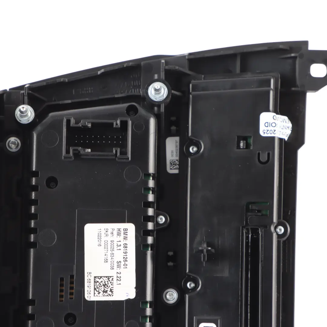 Automático Aire Acondicionado A/C Clima Control Panel para BMW F10 F11 con número de pieza 9328425 BMW F10 F11 Automático Aire Acondicionado A/C Clima Control Panel - SKU 9328425-4 - Número de pieza 9328425