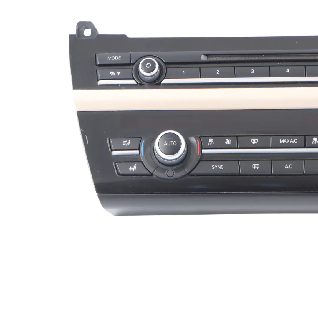  Climate Switch BMW F10 F11 F18 Panel Radio Air Condition Control Panel - SKU 9328425-6 - Part number 9328425