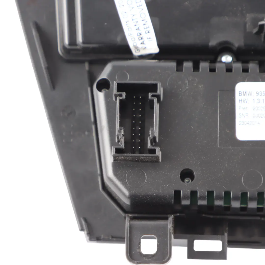 BMW F06 F12 F13 Radio Air Conditioning A/C Switch Control Unit Panel - SKU 9328430 - Part number 9328430