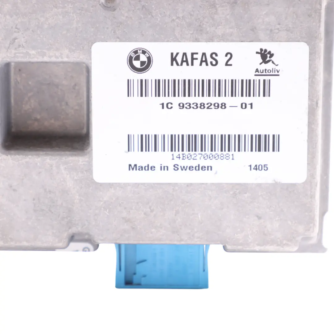 KAFAS 2 Camera Lane Assist Module Control Unit ECU to BMW F20 F21 F30 F33 with Part number 9338298 BMW F20 F21 F30 F33 KAFAS 2 Camera Lane Assist Module Control Unit ECU - SKU 9338298 - Part number 9338298