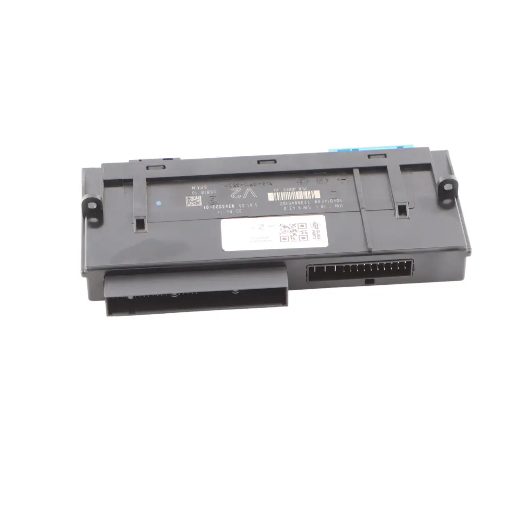 ECU Body Control Module V2 Junction Box PL6 JBBFE III to BMW 5 F13 with Part number 9345322 BMW 5 F13 ECU Body Control Module V2 Junction Box PL6 JBBFE III - SKU 9345322-1 - Part number 9345322