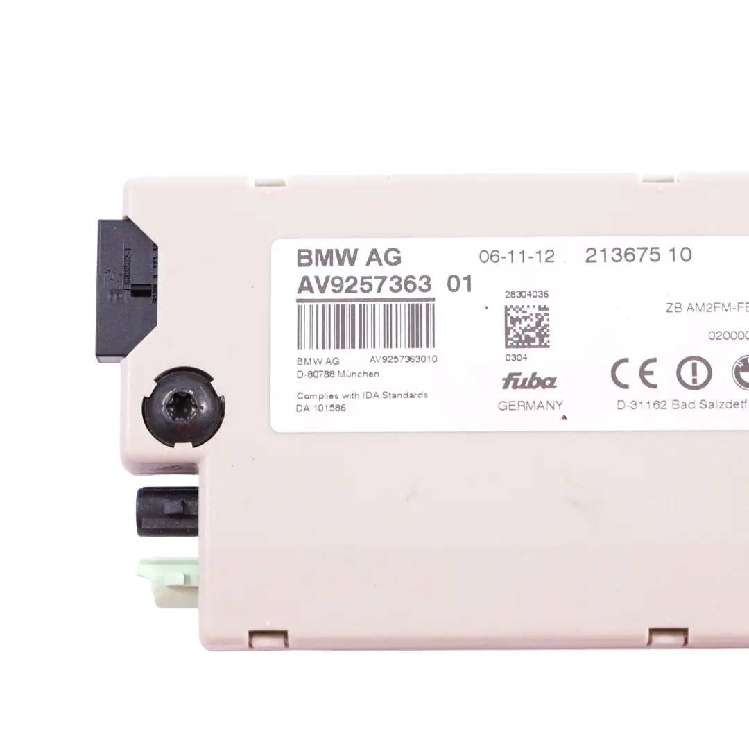 Amplificador De Antena Diversity 868 Mhz para BMW F01 F02 F03 LCI F06 F10 F13 con número de pieza 9346806 BMW F01 F02 F03 LCI F06 F10 F13 Amplificador De Antena Diversity 868 Mhz - SKU 9346806 - Número de pieza 9346806