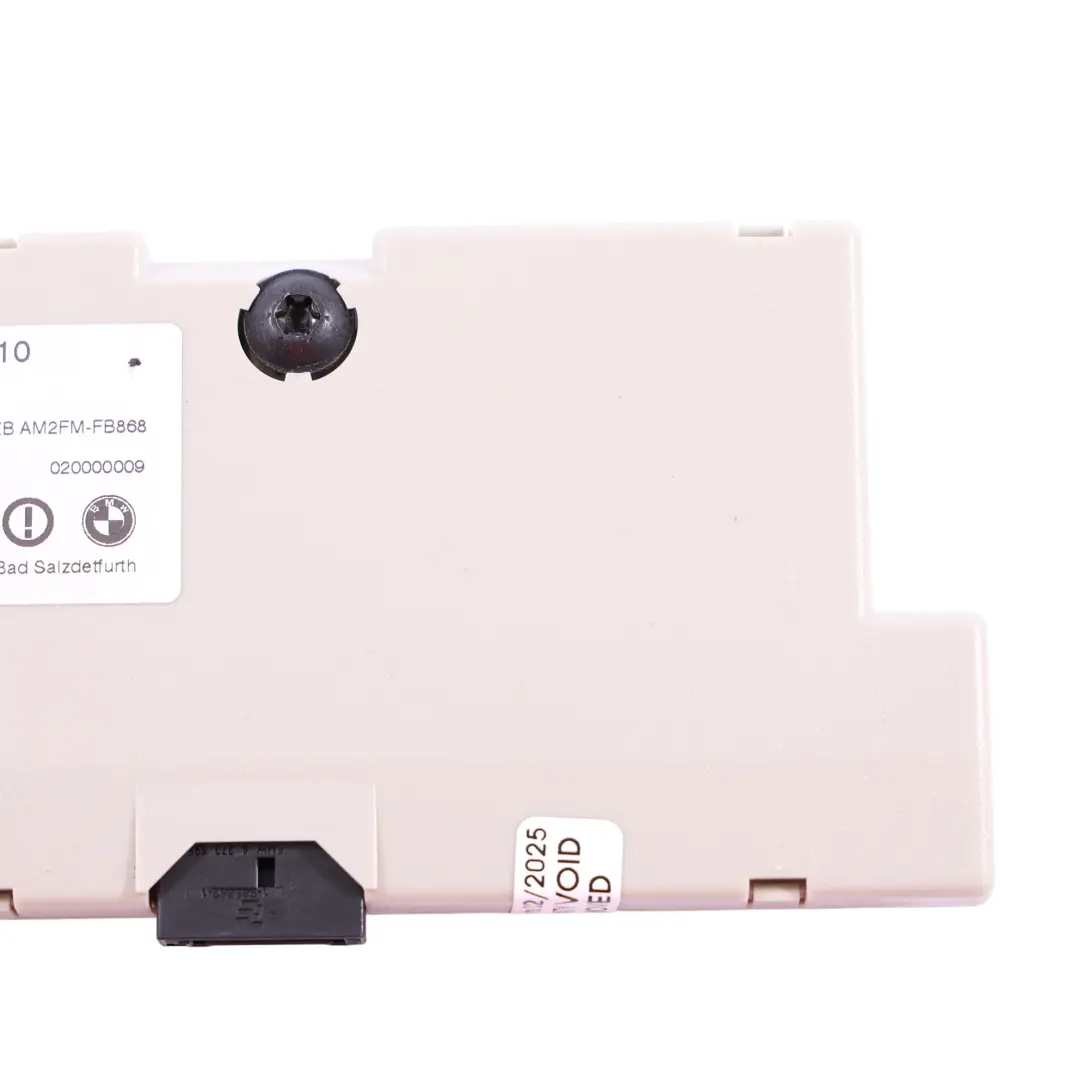 Amplificador De Antena Diversity 868 Mhz para BMW F01 F02 F03 LCI F06 F10 F13 con número de pieza 9346806 BMW F01 F02 F03 LCI F06 F10 F13 Amplificador De Antena Diversity 868 Mhz - SKU 9346806 - Número de pieza 9346806