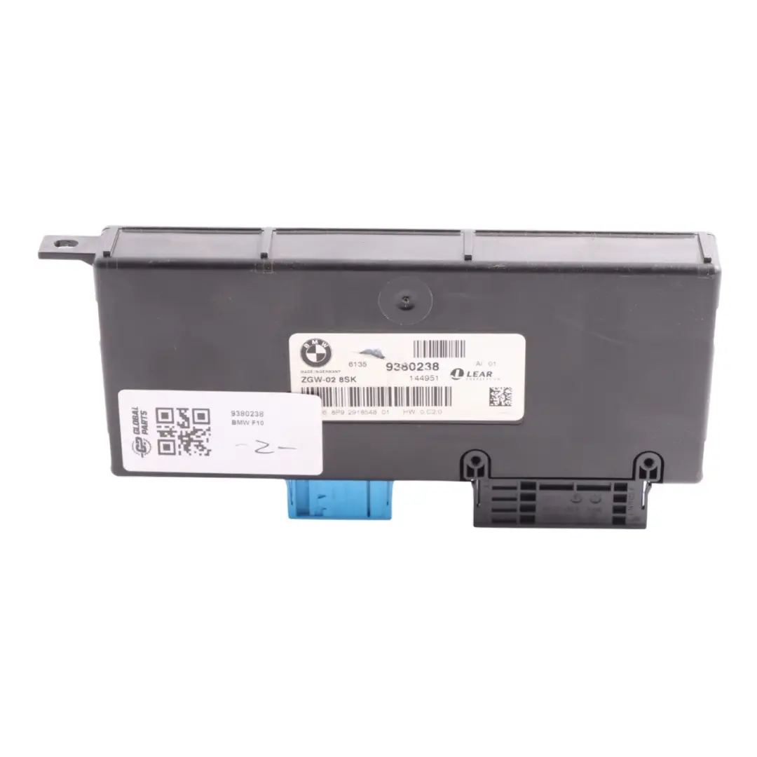 Moduł Sterujący Bramką Nadwozia do BMW F10 o numerze 9380238 BMW F10 Moduł Sterujący Bramką Nadwozia - SKU 9380238 - Numer Części 9380238