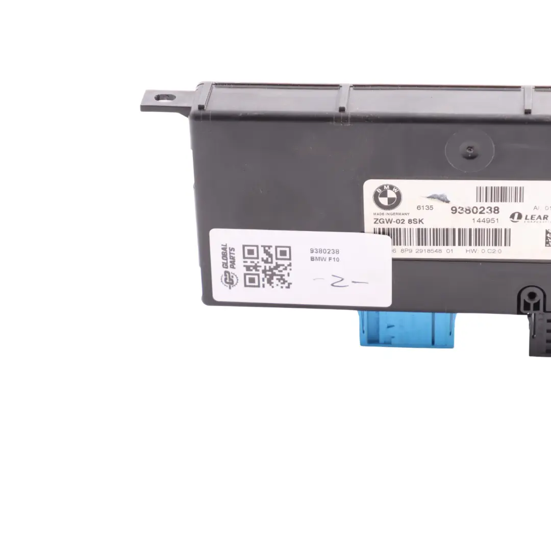 BMW F10 Module Commande Passerelle Carrosserie - SKU 9380238 - Numéro de pièce 9380238