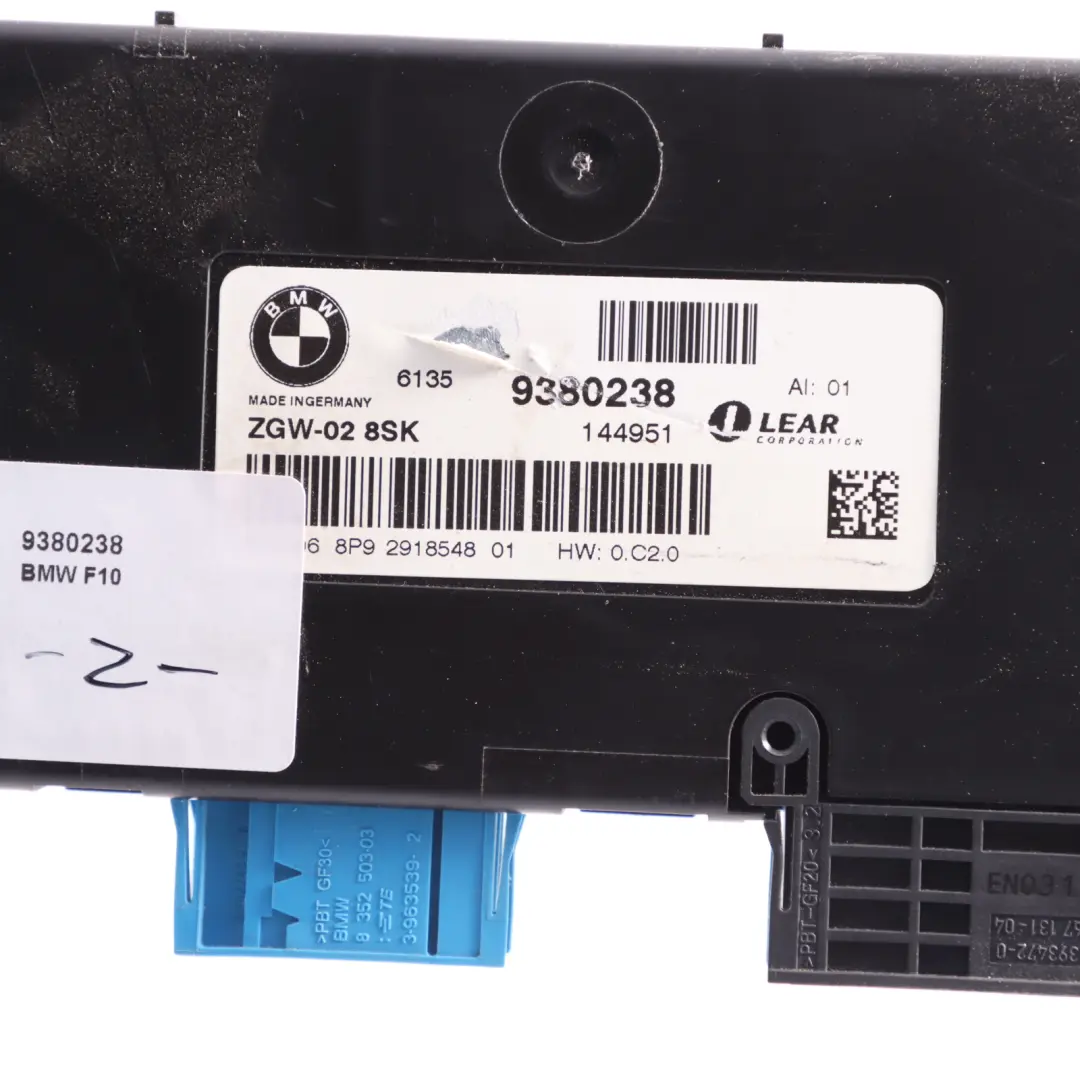 Karosserie Steuer Gerät für BMW F10 mit Teilenummer 9380238 BMW F10 Karosserie Steuer Gerät - SKU 9380238 - Teilenummer 9380238