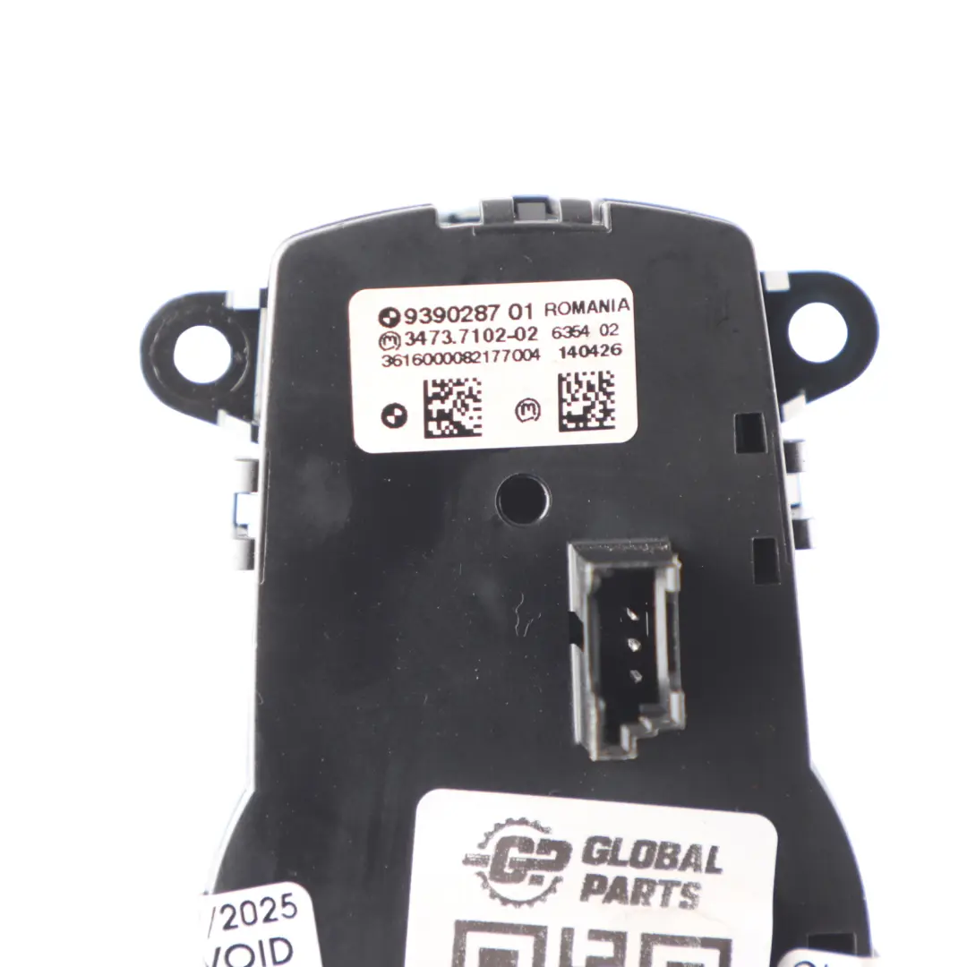 Headlight Control BMW F07 GT F10 F11 F25 X3 F26 X4 Light Element Switch to with Part number 9390287 Headlight Control BMW F07 GT F10 F11 F25 X3 F26 X4 Light Element Switch - SKU 9390287 - Part number 9390287