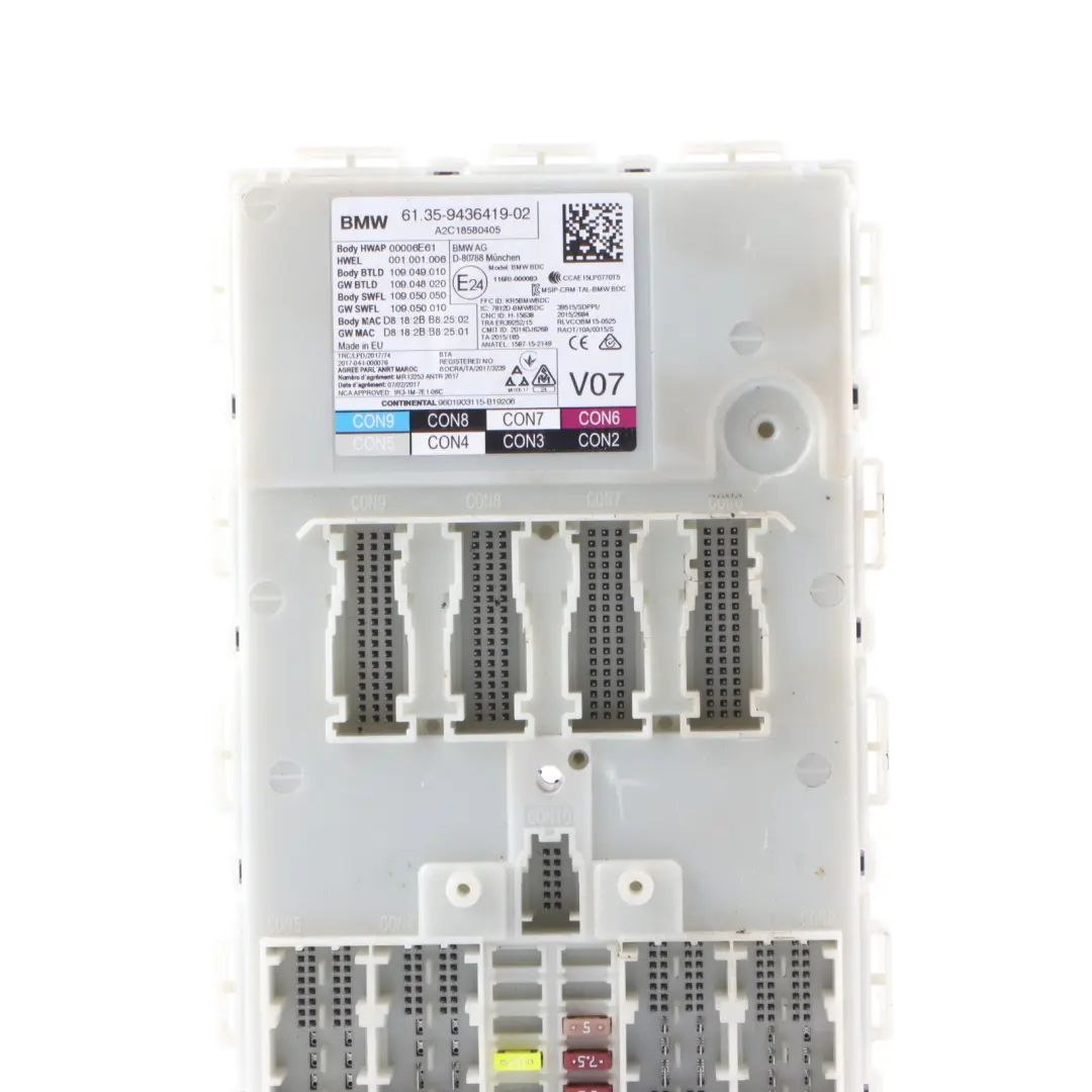 BMW X4 M F98 Body Control Module Domain Controller Unit BDC ECU - SKU 9436419 - Part number 9436419