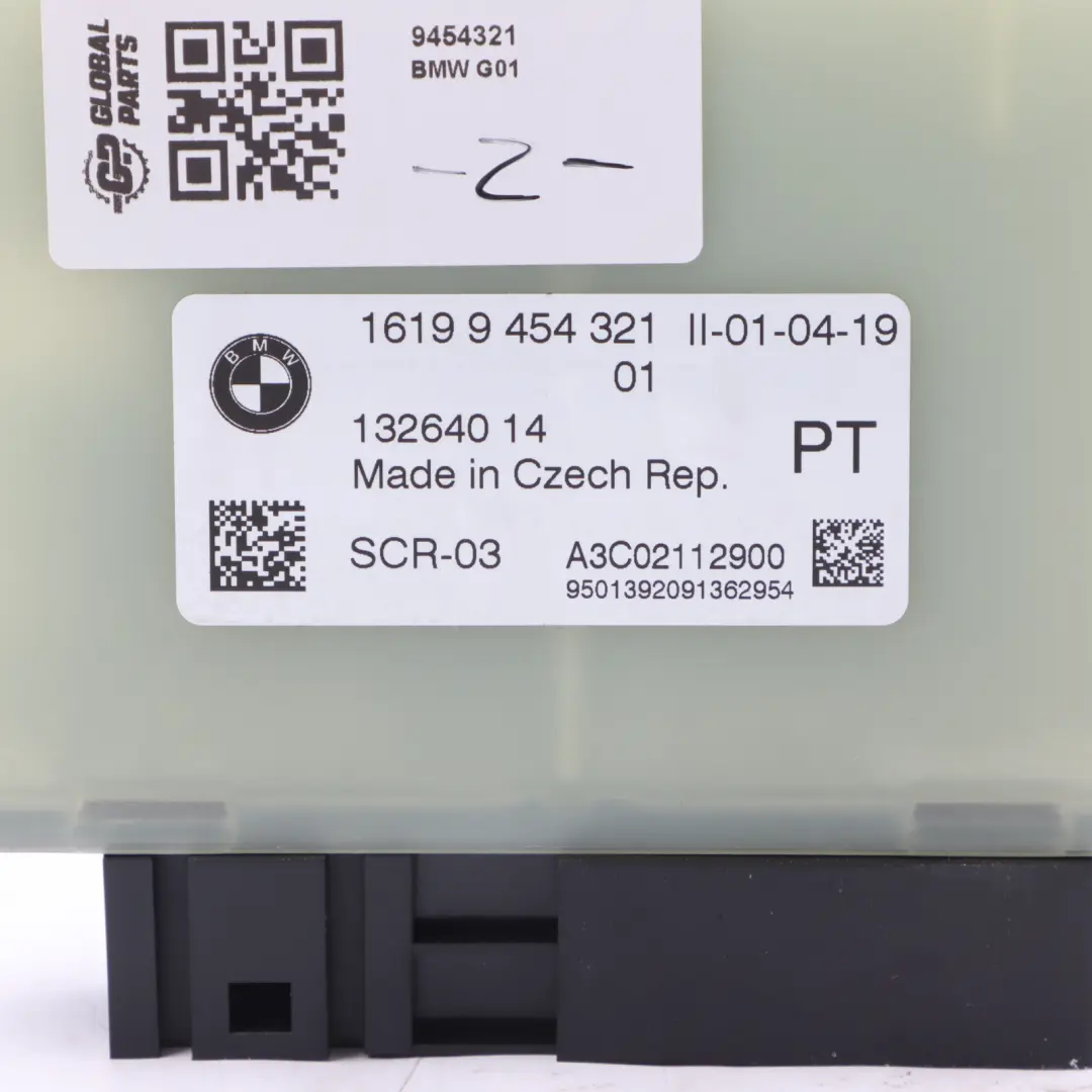 Adblue Module BMW X3 G01 X4 G02 Control Unit ECU SCR to with Part number 9454321 Adblue Module BMW X3 G01 X4 G02 Control Unit ECU SCR - SKU 9454321 - Part number 9454321