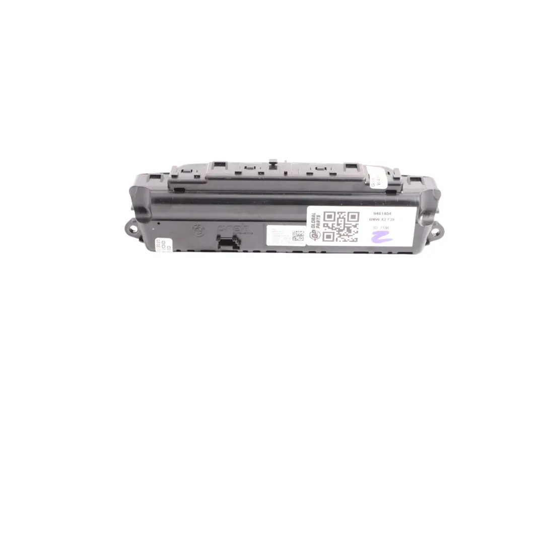 Conditioning Climate Control Panel Black to BMW X2 F39 Automatic Air with Part number 9461404 BMW X2 F39 Automatic Air Conditioning Climate Control Panel Black - SKU 9461404 - Part number 9461404