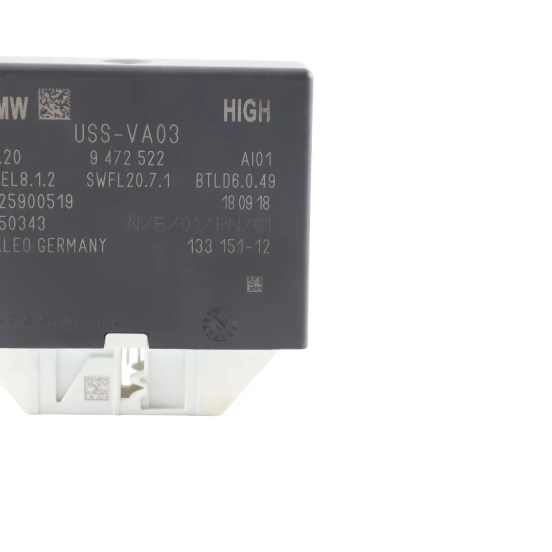 BMW F90 G30 G31 G32 PDC Parking Distance Assist Control Module Unit ECU - SKU 9472522 - Part number 9472522