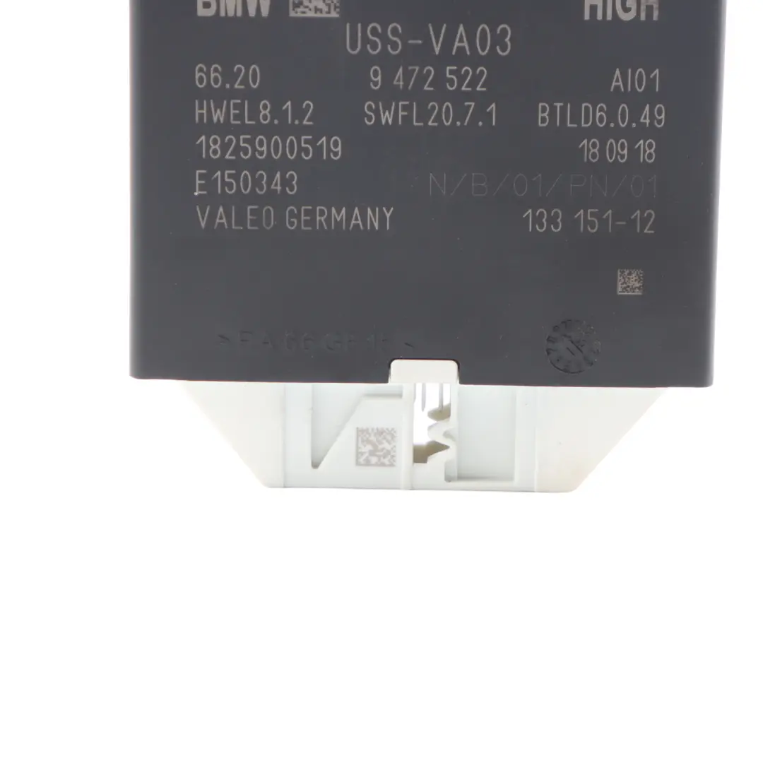 BMW F90 G30 G31 G32 PDC Parking Distance Assist Control Module Unit ECU - SKU 9472522 - Part number 9472522