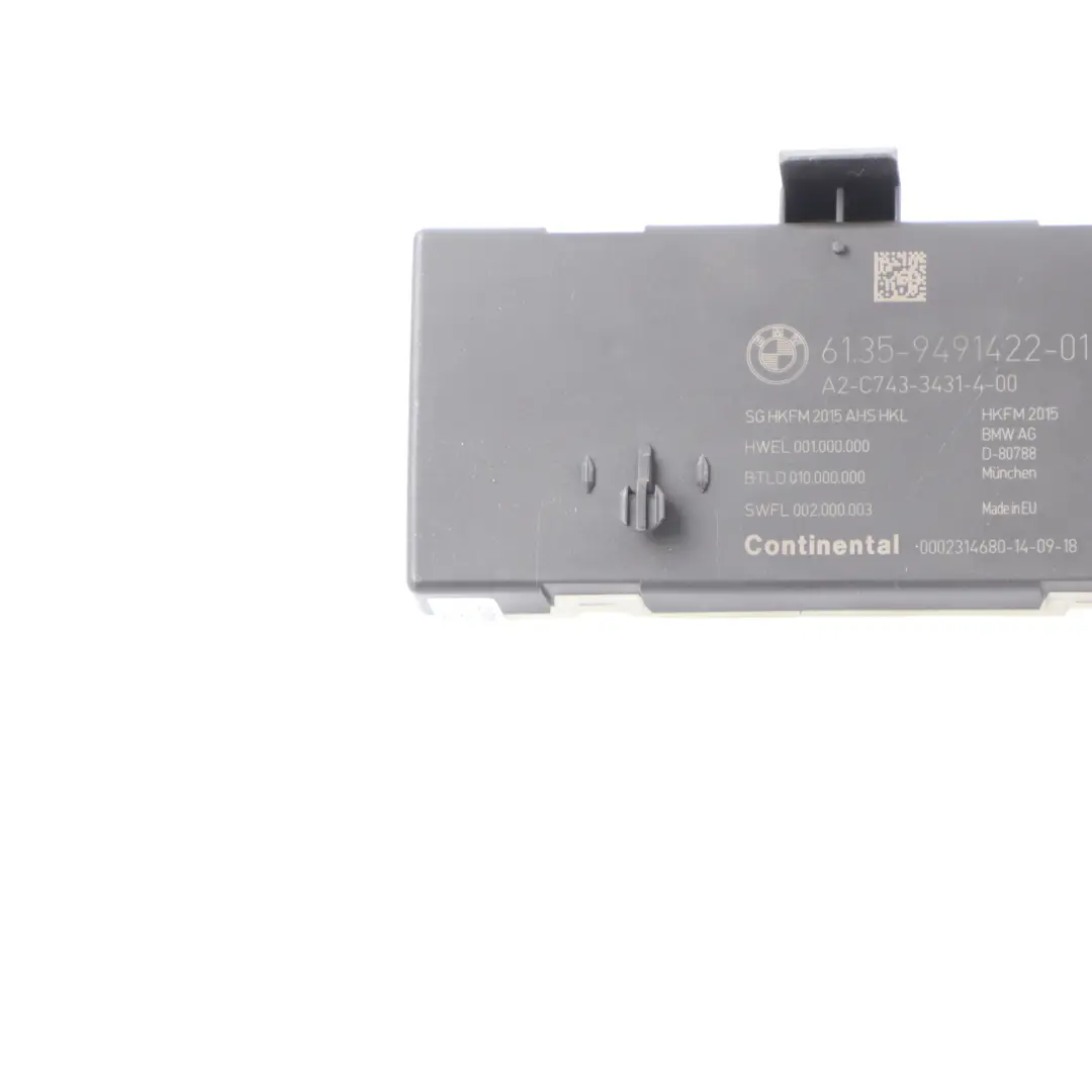 Boot Trunk Function Module Control Unit ECU to BMW G32 Tailgate with Part number 9491422 BMW G32 Tailgate Boot Trunk Function Module Control Unit ECU - SKU 9491422 - Part number 9491422