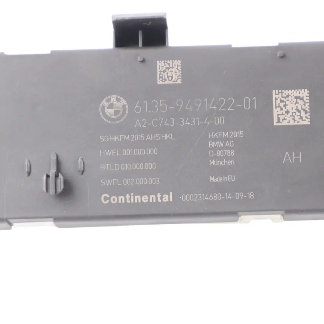 Boot Trunk Function Module Control Unit ECU to BMW G32 Tailgate with Part number 9491422 BMW G32 Tailgate Boot Trunk Function Module Control Unit ECU - SKU 9491422 - Part number 9491422