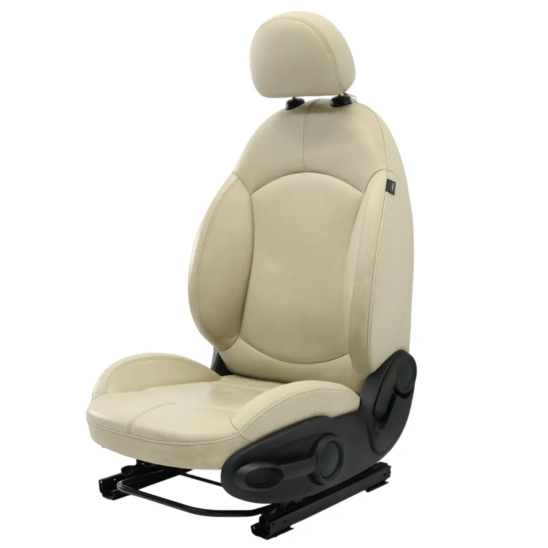 Mini Cooper R60 Sedile anteriore sportivo sinistro pelle Gravity Polar Beige - SKU 9806613-3 - Numero di parte 9806613