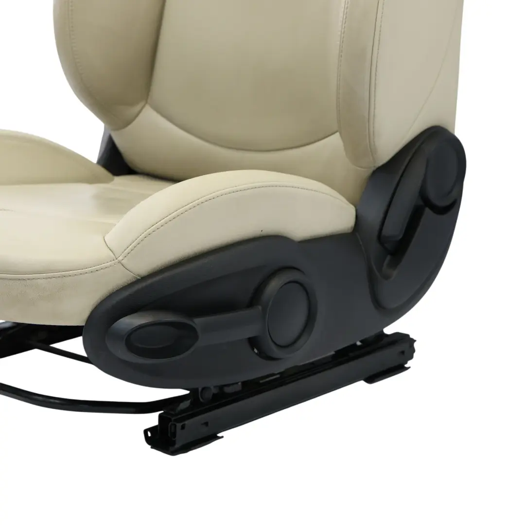 Mini Cooper R60 Sedile anteriore sportivo sinistro pelle Gravity Polar Beige - SKU 9806613-3 - Numero di parte 9806613
