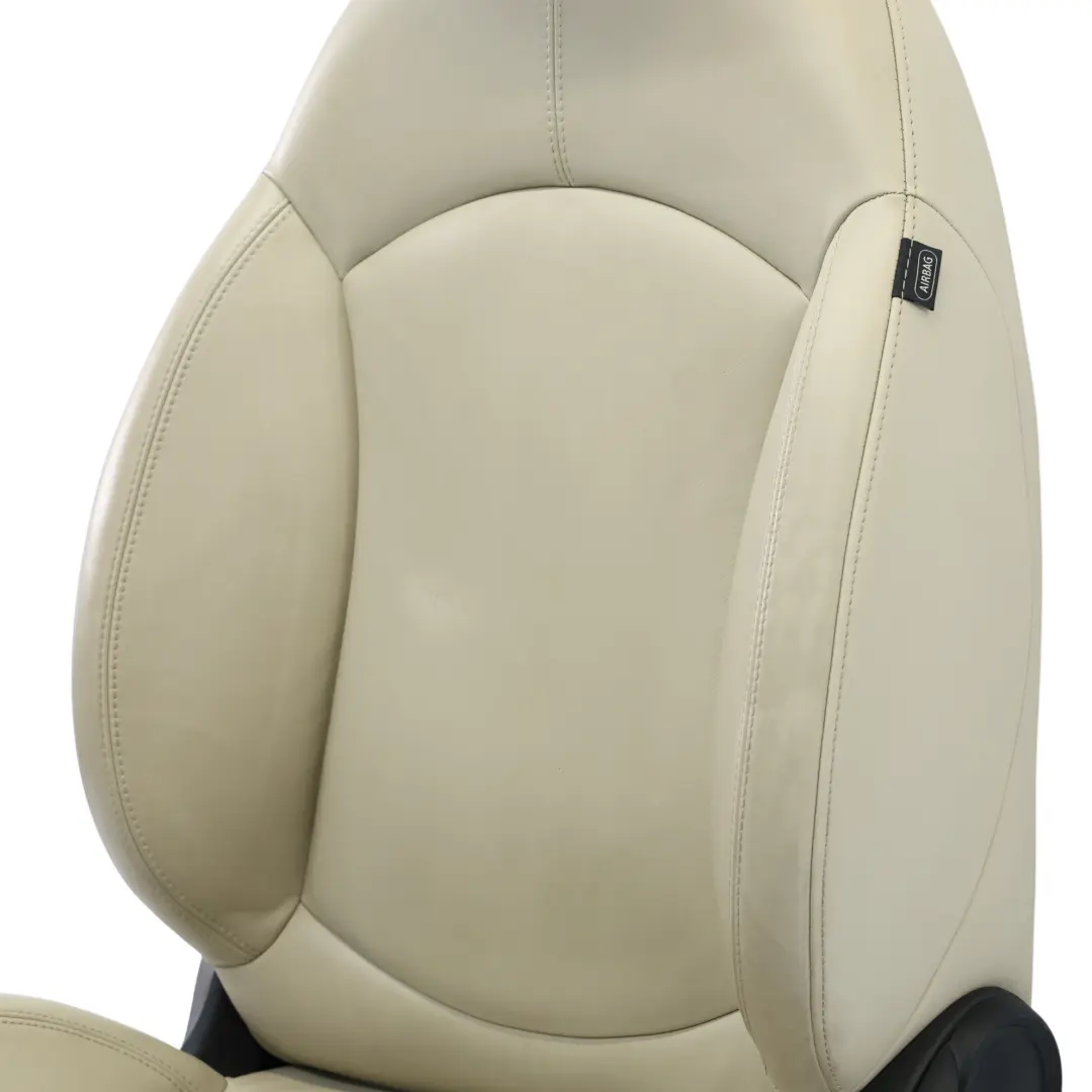 Mini Cooper R60 Sedile anteriore sportivo sinistro pelle Gravity Polar Beige - SKU 9806613-3 - Numero di parte 9806613