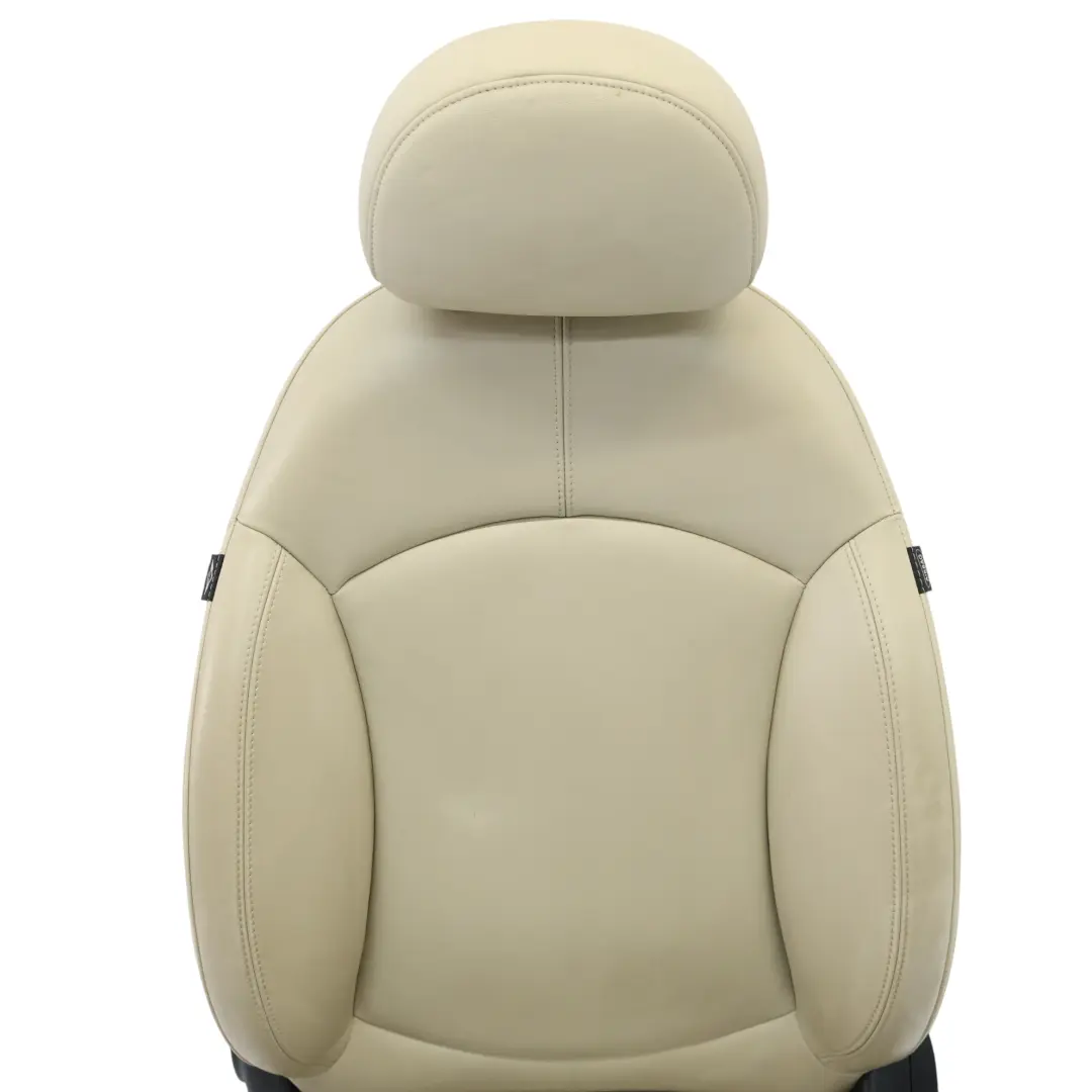 Mini Cooper R60 Sedile anteriore sportivo sinistro pelle Gravity Polar Beige - SKU 9806613-3 - Numero di parte 9806613
