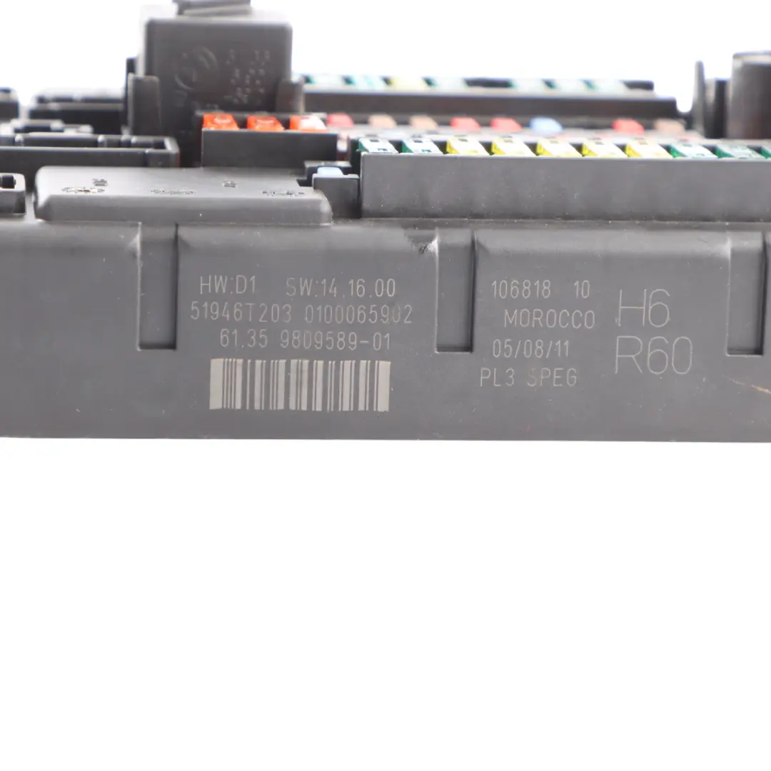 High PL3 SPEG H6 Fuse Distribution Box to Mini R60 Countryman with Part number 9809589 Mini R60 Countryman High PL3 SPEG H6 Fuse Distribution Box - SKU 9809589 - Part number 9809589
