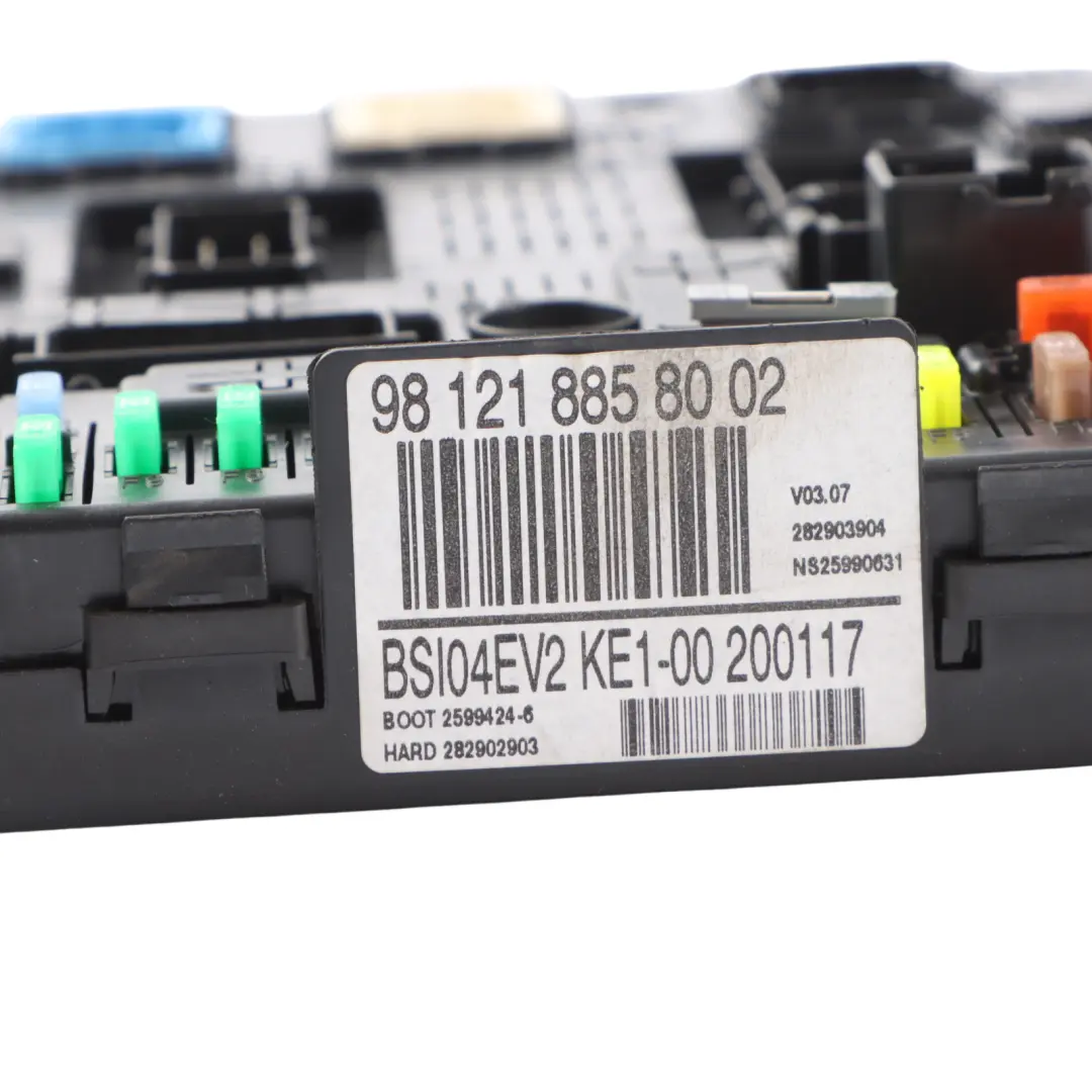 Citroen Berlingo Peugeot Partner BCM Module Body Control Module to with Part number 981218858002 Citroen Berlingo Peugeot Partner BCM Module Body Control Module - SKU 981218858002 - Part number 981218858002