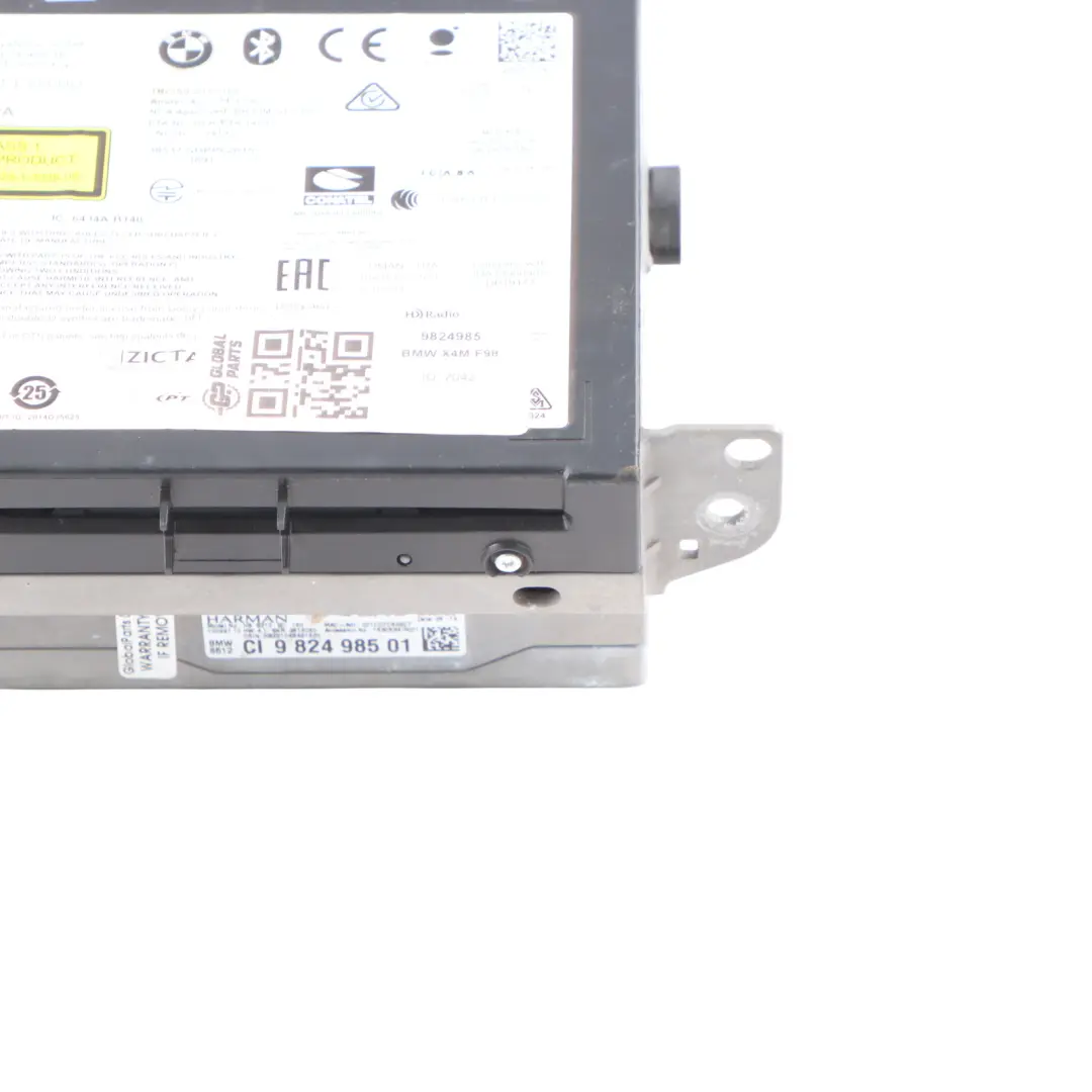 BMW F22 F32 X4M G02 F98 CD Player Radio Audio Sat Nav Navigation - SKU 9824985 - Part number 9824985