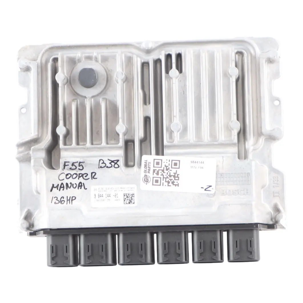 B38 136HP Engine Control Unit ECU DME Manual to Mini Cooper F55 F56 with Part number 9844144 Mini Cooper F55 F56 B38 136HP Engine Control Unit ECU DME Manual - SKU 9844144 - Part number 9844144