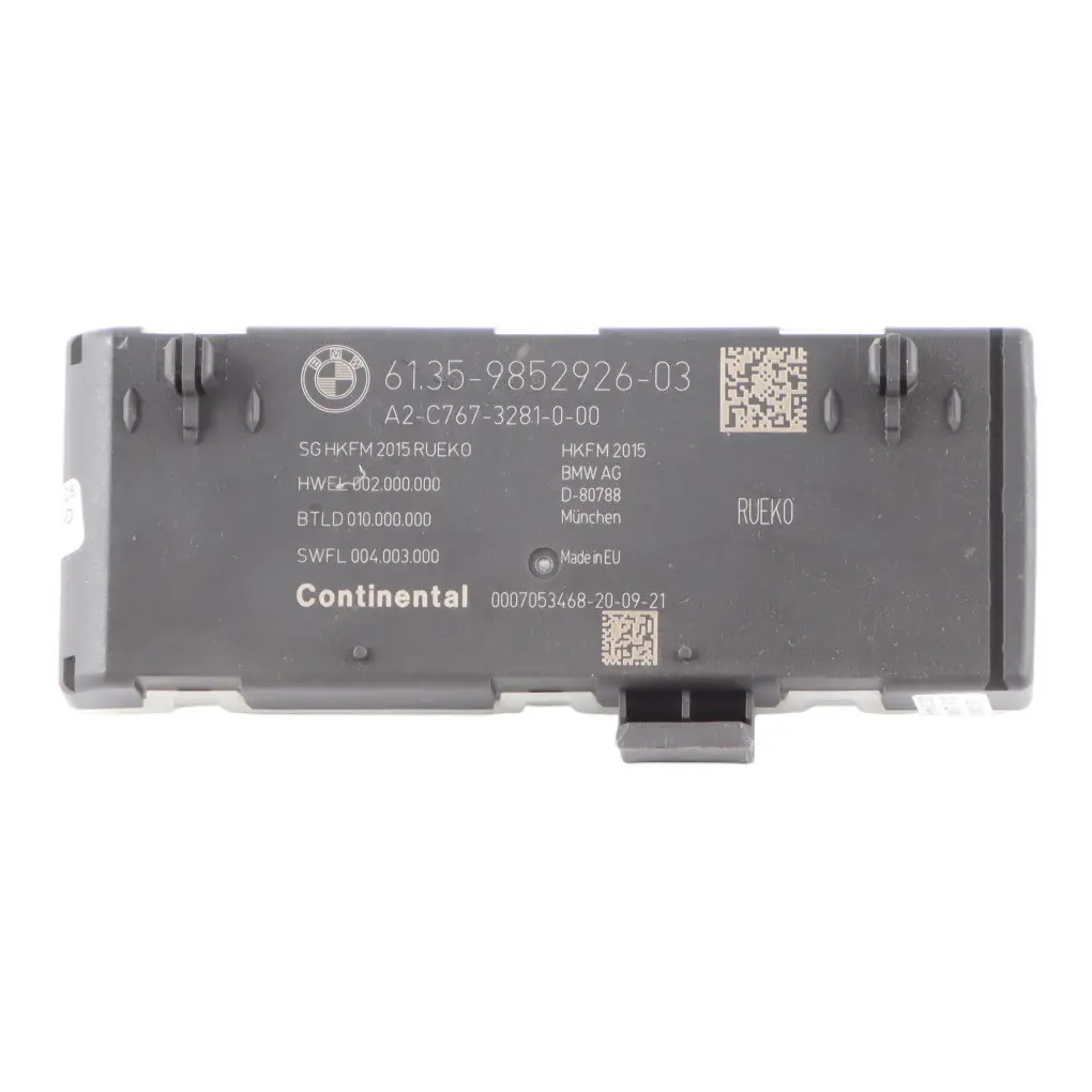 BMW F31 X5 F15 Mini F60 Moduł Sterwonik Klapy Bagażnika - SKU 9852926 - Numer Części 9852926