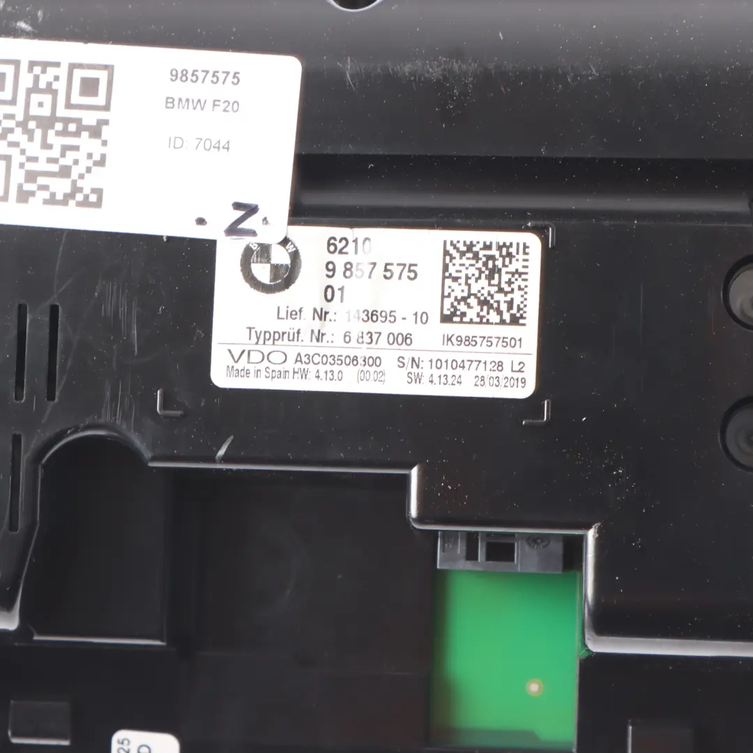 Instrument Cluster Speedo Clocks Petrol Automatic to BMW F22 F45 X1 F48 with Part number 9857575 BMW F22 F45 X1 F48 Instrument Cluster Speedo Clocks Petrol Automatic - SKU 9857575 - Part number 9857575