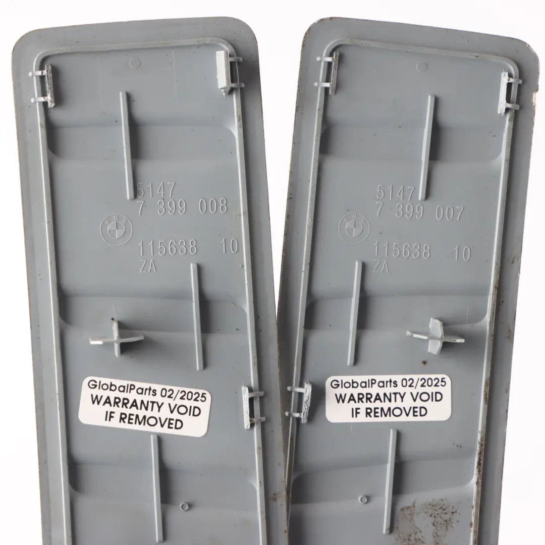 BMW X4 F97 G01 Boot Trunk Lid Loading Sill Plate Steel Trim Panel Set - SKU 9892173 - Part number 9892173